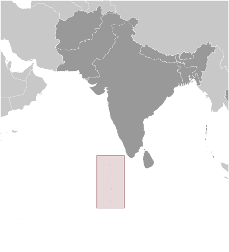 Map of Maldives