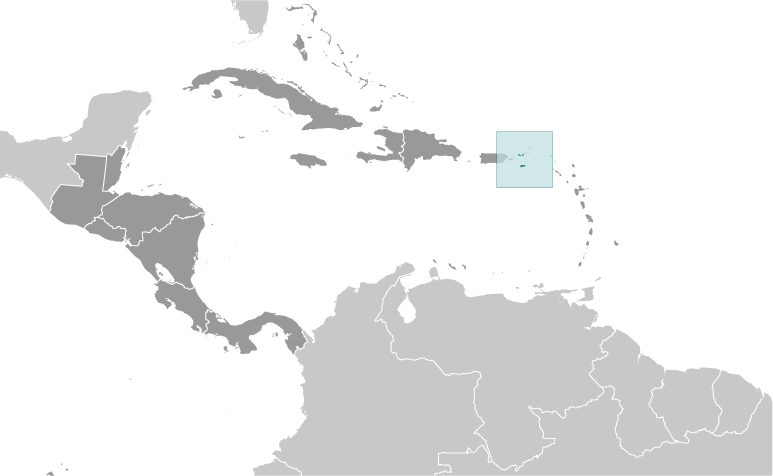 Map of United States Virgin Islands